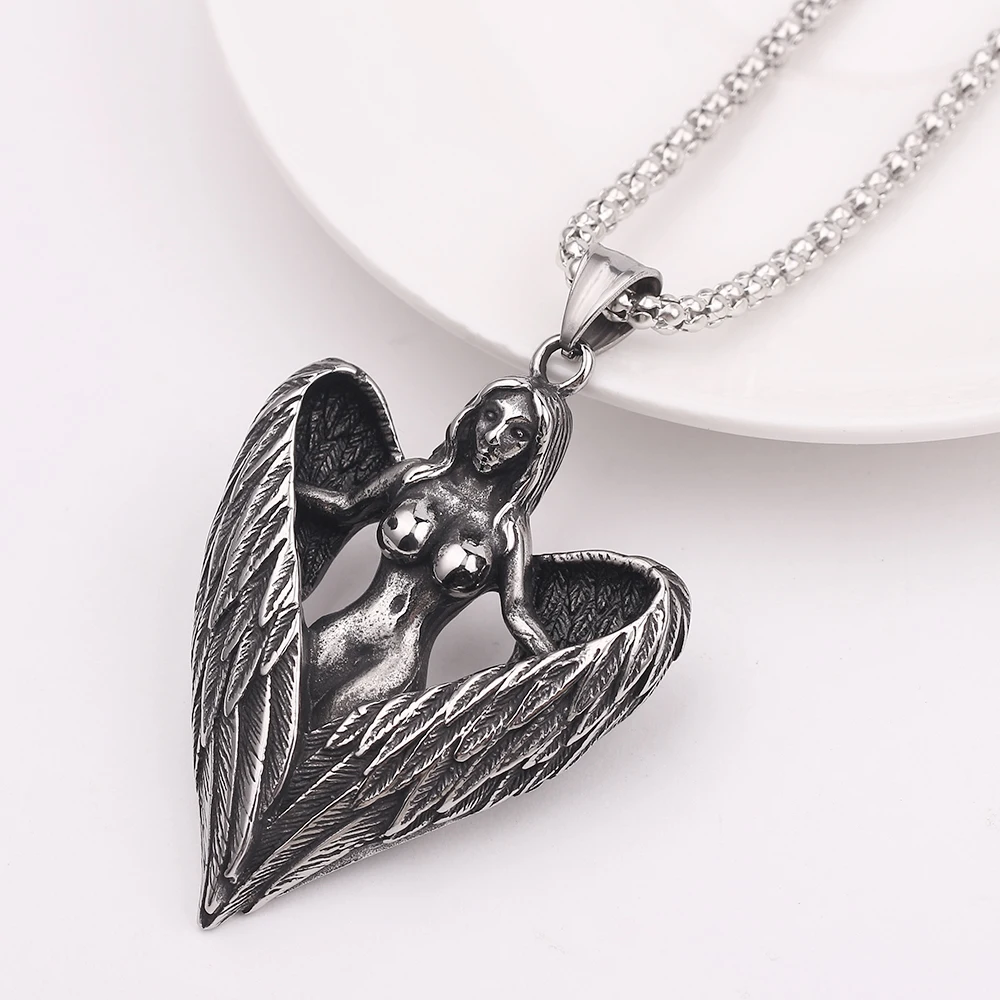 Ожерелье с подвеской в виде крыльев Ангела для женщин | Украшения и аксессуары