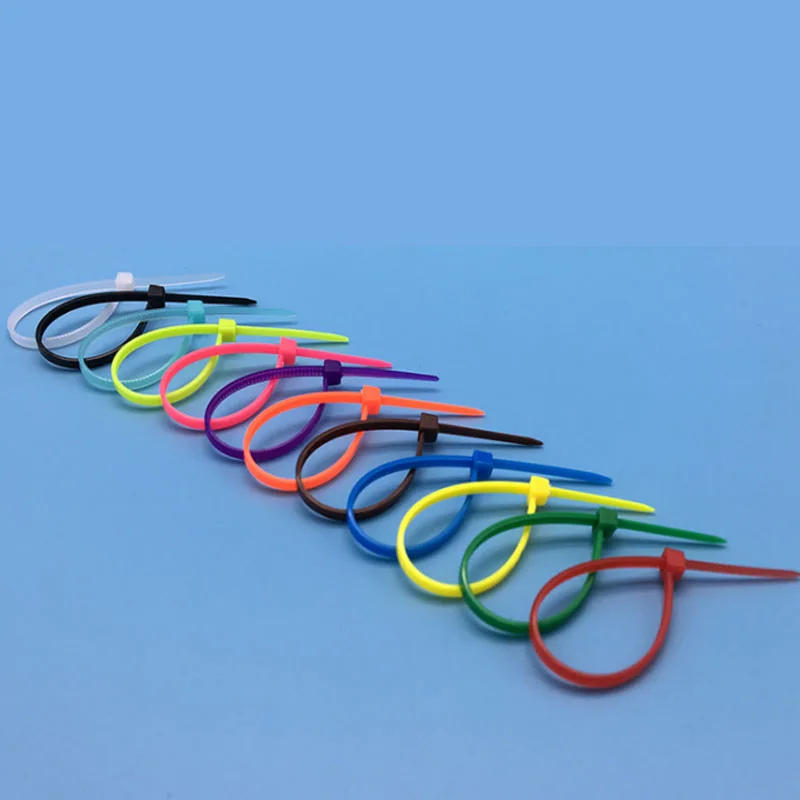 3*100 мм нейлоновый ремешок пластиковая само-карабин самоблокирующийся свободные