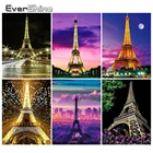 EverShine 5D Алмазная мозаика, полностью квадратная железная башня, вышивка крестиком, алмазная картина, пейзаж, стразы, ручная работа, подарок