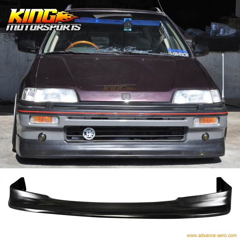 Подходит для 88 89 90 91 Honda Civic Zenki Z Style передний бампер спойлер Global БЕСПЛАТНАЯ