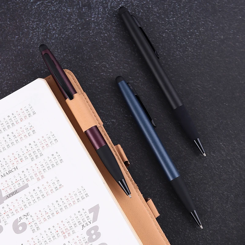 

Metal Luxury High-quality Ballpoint Pen Simple Style Business Signature Calligraphy Office Writing Supplies Student Stationery