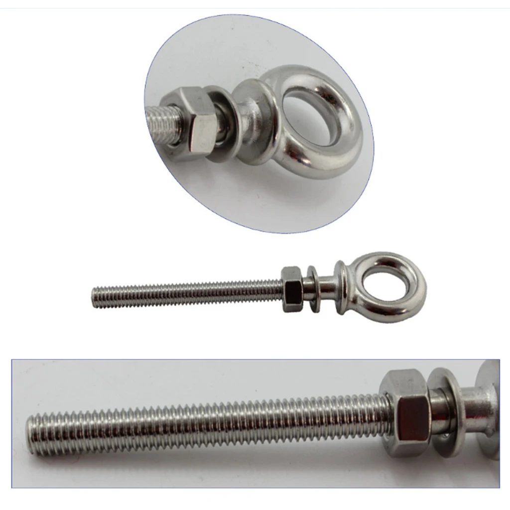 Морские длинные подъемные болты из нержавеющей стали 316 eyebolt M6|Лодочный якорь| |