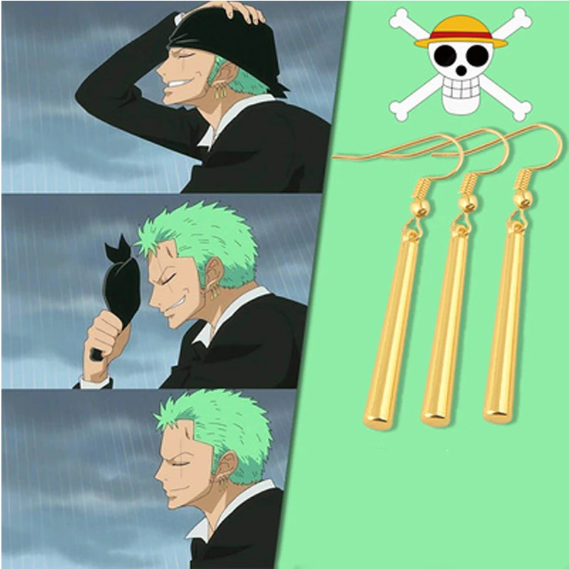 Rj Anime One Piece Sauron Cosplay Earrings Baseball Bat Clip Earrings Accessories Jewelry For Women Men Jewelry Accessories Gift Drop Earrings Aliexpress