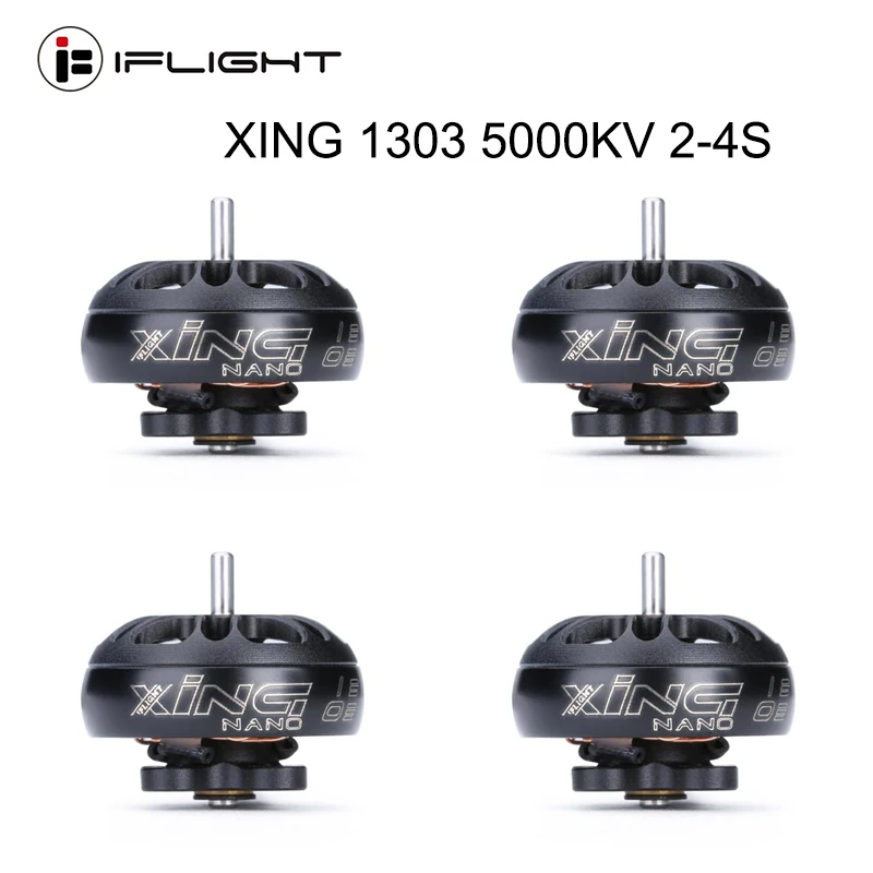 Iplight XING 1303 5000KV 2-4S FPV Бесщеточный микро-двигатель с 1 5 мм валом совместим 2-дюймовым