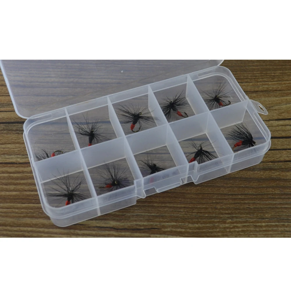 MNFT 10 шт Жесткий корпус красный стык черный муравей мух влажные рыболовные крючки