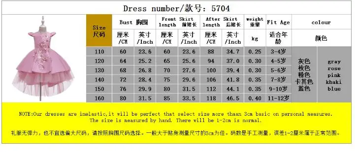 Детское платье принцессы на возраст 1 8 лет|Цветочные платья для девочек| |