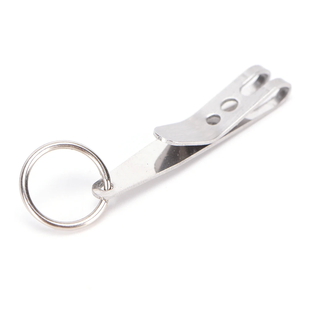 

Stainless Steel Ring Carabiner EDC Bag Suspension Clip with Key Outdoor Quicklink Tool 1PC
