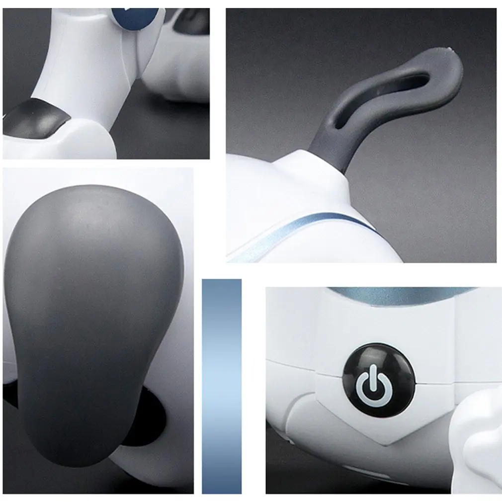 

Electronic Robot Dog Stunt Dog Remote Control Robot Dog Toy Voice Control Music Dancing Toy for Kids Birthday Gift