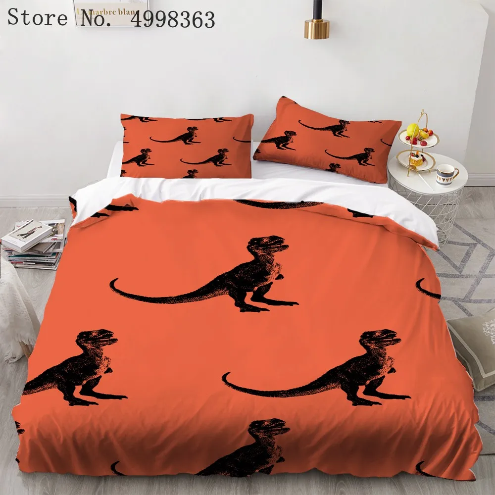 Динозавры пододеяльник животные одеяло комплекты постельного белья мультяшное