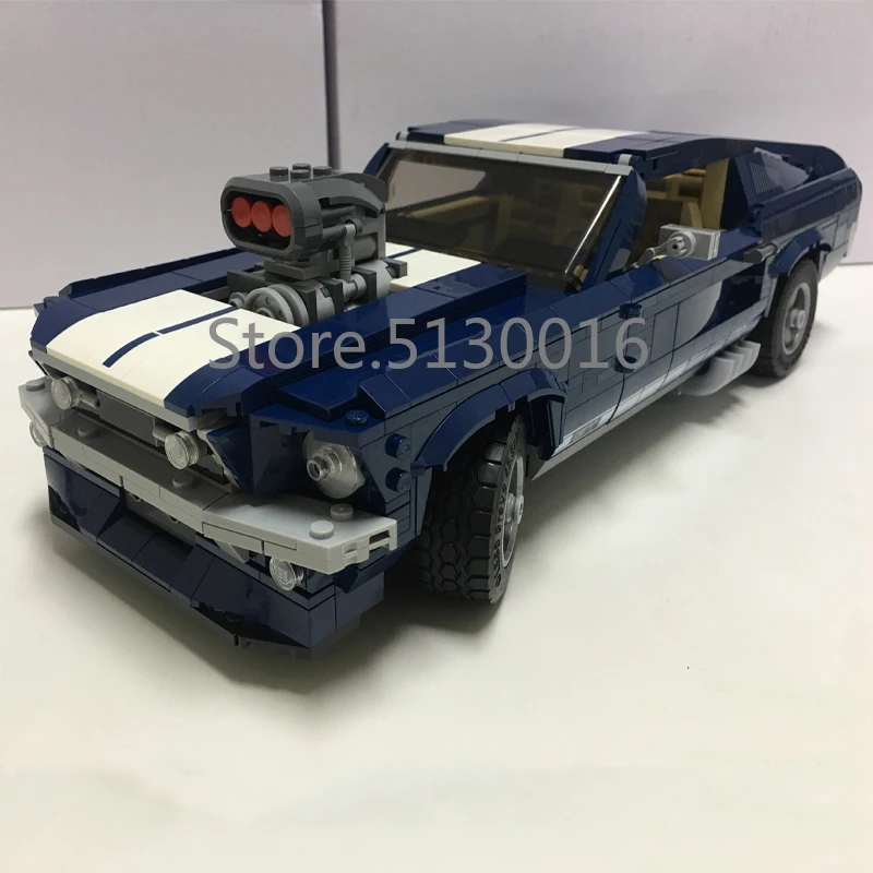 21047 Creator 10265 Forded Mustanged Car набор 1648 шт, техническая модель, строительные наборы, блоки, кирпичи, обучающие игрушки