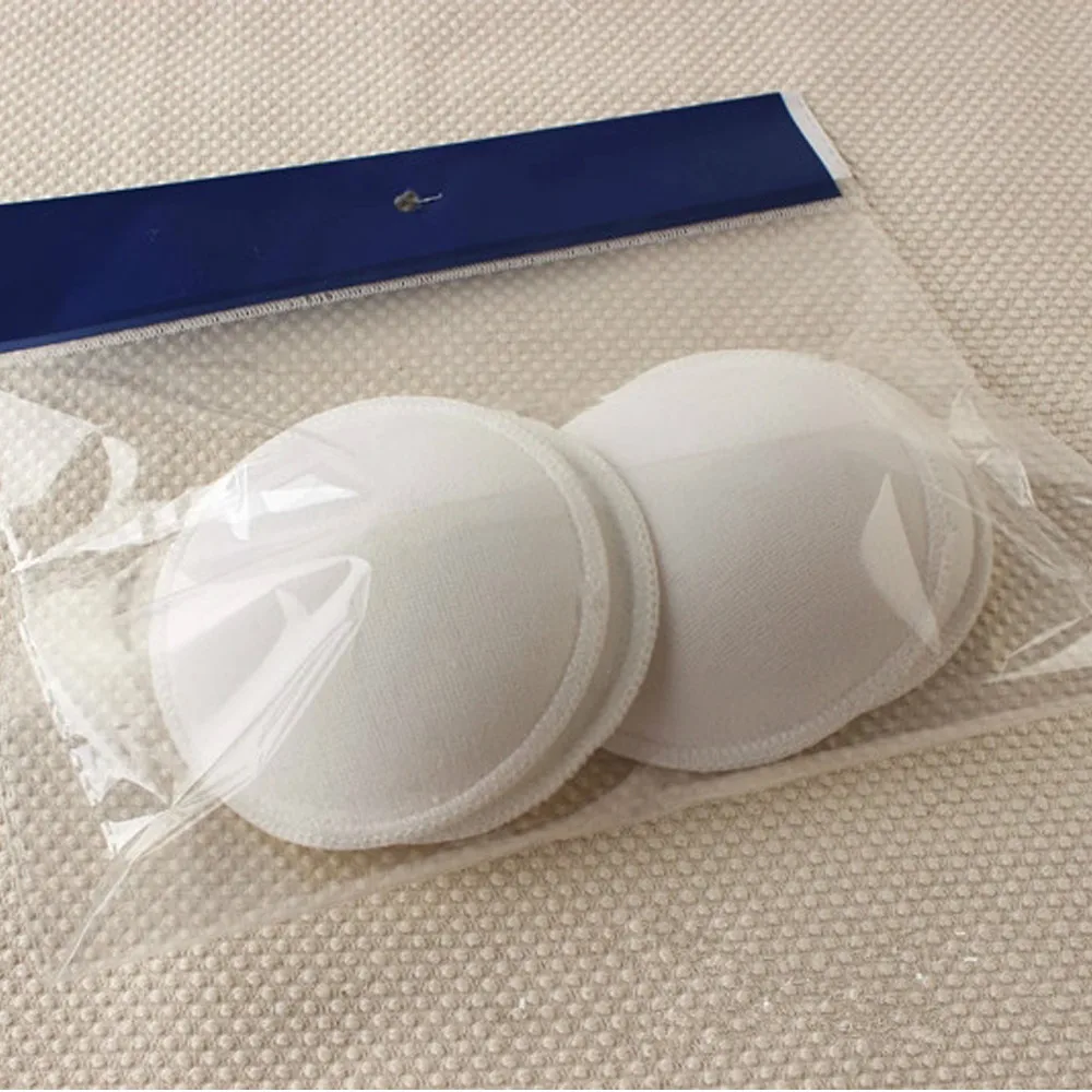 Almohadillas de lactancia de bamb&uacute; para mam&aacute;s, almohadilla de lactancia lavable, reutilizable, impermeable, 4 piezas-1