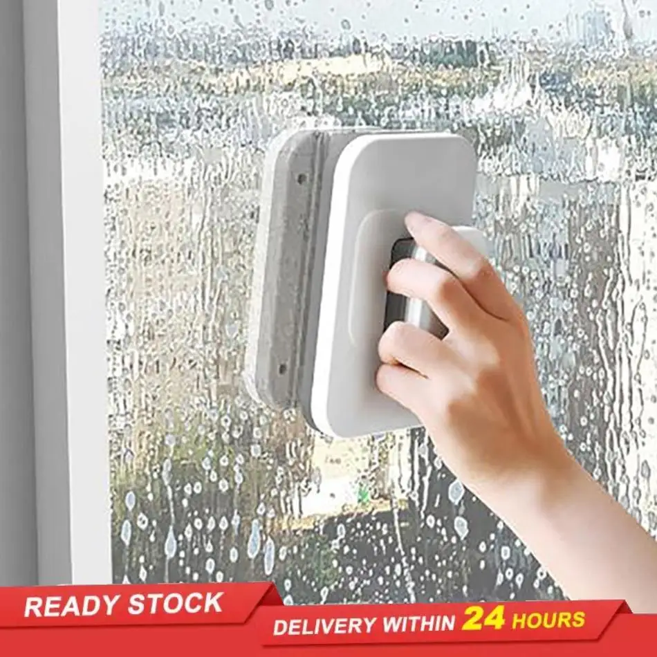 

Rectangular high-altitude safety double-sided magnetic window cleaner double-sided magnetic glass wiper household cleaning tool