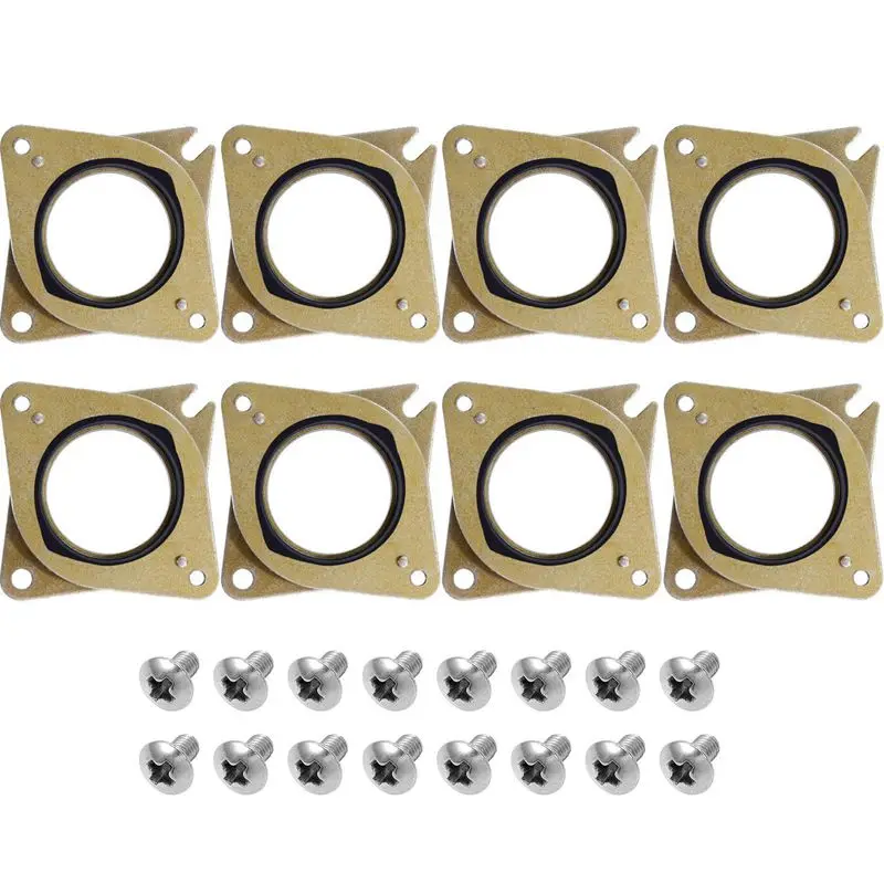 8 шт. шаговый двигатель сталь и Резина Вибрационный демпфер с 16 M3 винты