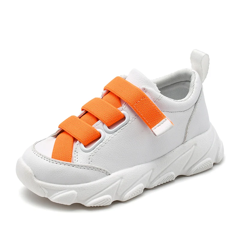 Белые туфли кожаные кроссовки для мальчиков и девочек детские школьные