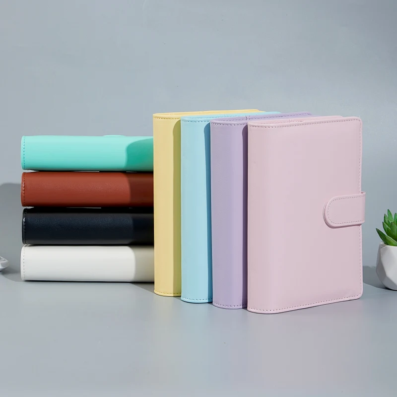 

A6 Makaron Hand Ledger Lovely Female College Student Detachable Loose Leaf Notebook School