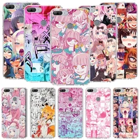 japan anime girl manga face phone case for xiaomi redmi note 10 11 pro max 4g 5g 9t 9s 8t 10s 11t 11s 11e 9 8 7 6 5 5a coque pat