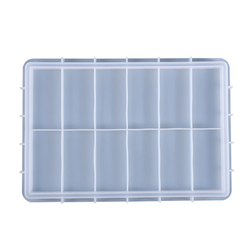 

W89D Rectangle Tray Epoxy Resin Mold Fruit Plate Board Tea Cup MaCoaster Silicone Mould DIY Crafts Ornaments Decorations Tool