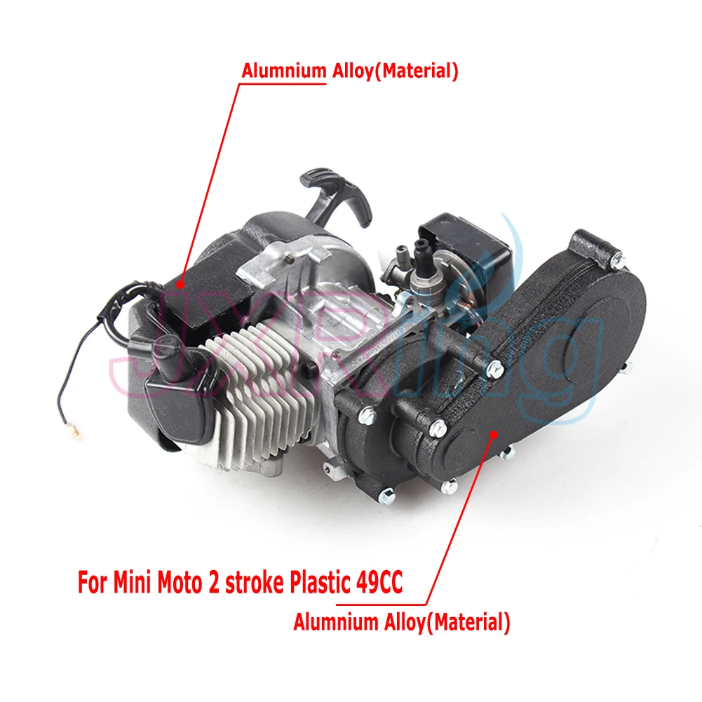 

For Mini Moto 2 stroke Plastic 49CC Engine Pull E Start 13MM Carburetor Plastic Pocket ATV Quad Buggy Dirt Pit Bike