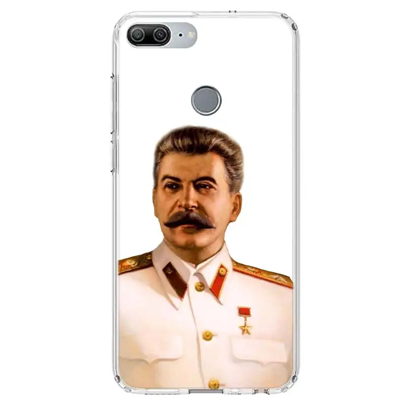 Русский Сталин СССР крышка чехол для телефона для huawei Y9 Y5 Y6 Y7 Honor 8X 8A 8S 7A фотоаппаратов моментальной печати 7S 9 10 Lite 8A 10i 20S Coque чехол s