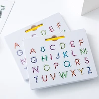 2pcs netic alphabet trace board double sided upper lower case letters writing practice kids learning toy