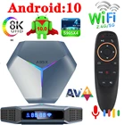 ТВ-приставка A95X F4 Amlogic S905X4, Android 10, 4K HD, YouTube, 5G, Wi-Fi, RGB светильник, 2021