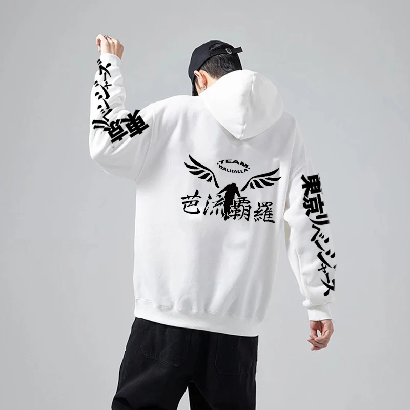 

Gambar Valhalla Tokyo Revengers Printed Hoodies Hot Anime Cosplay Pullover Sweatshirts Casual Anime Graphic Hoodie Cozy Tops