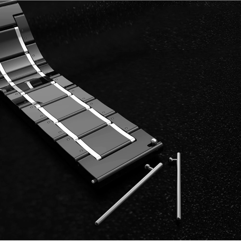 

For Samsung Galaxy Watch3 45mm 41mm Bands 20mm 22mm Luxury Business Ceramics Strap Galaxy Watch 46mm/Gear S3 Frontier Bracelet