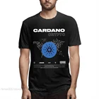 Одежда высшего качества одежда Cardano монета ADA криптовалюта футболка To The Moon Мода, футболка для девочек с коротким рукавом, Мужская футболка