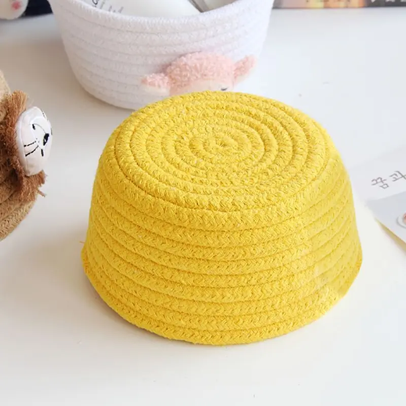 

Cartoon Animals Hand Woven Storage Basket Kids Toys Desktop Organizer Sundries Storage Box Laundry Baskets 16*9CM 1Pcs