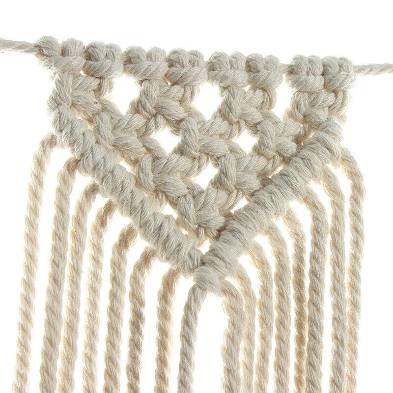 Тканый вручную хлопковый занавес большой гобелен макраме настенный подвесной