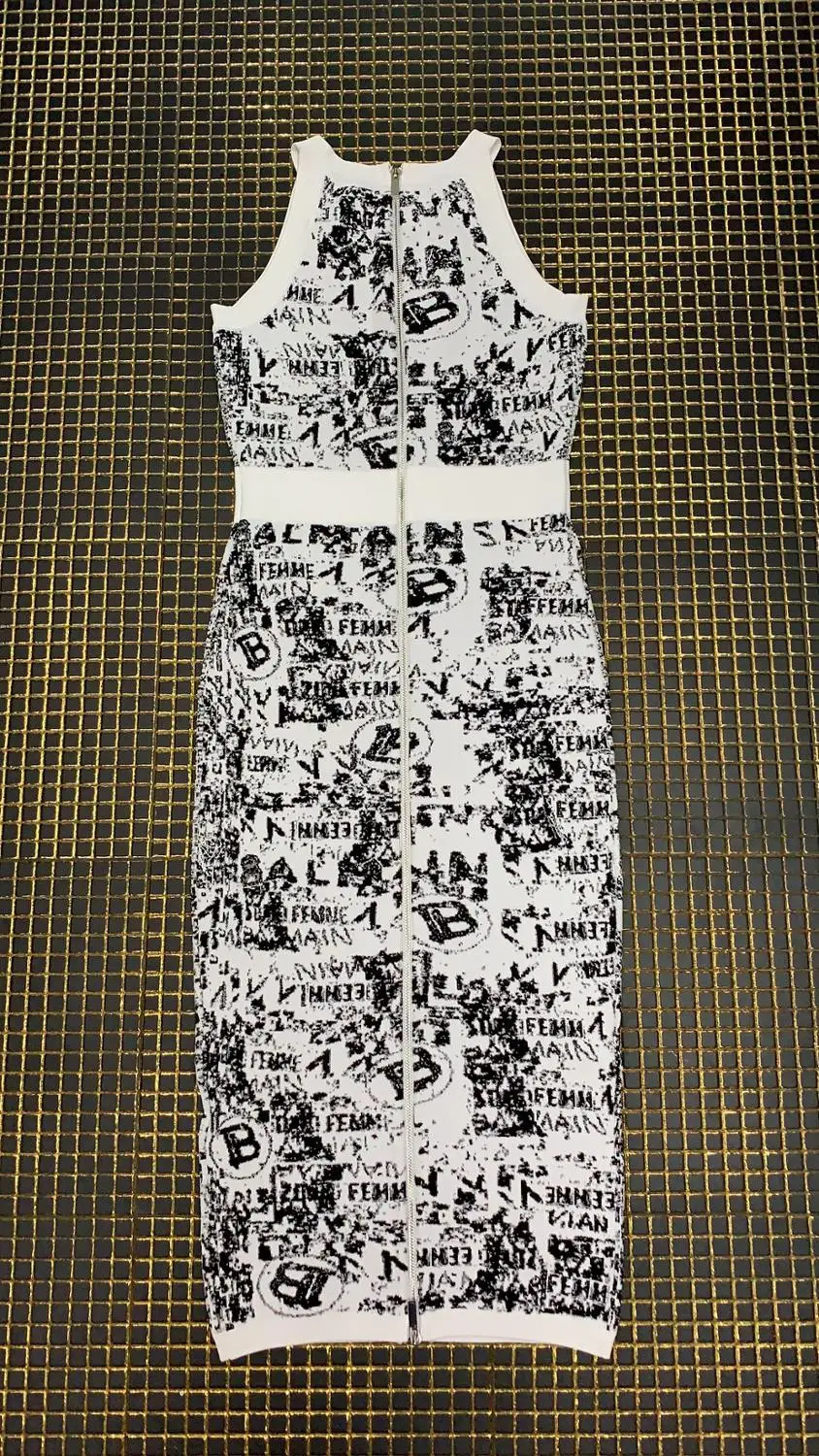 

Sleeveless Women Sexy Girl dresses Bandage Rayon Celebrity Elegant Evening Party Show Dress