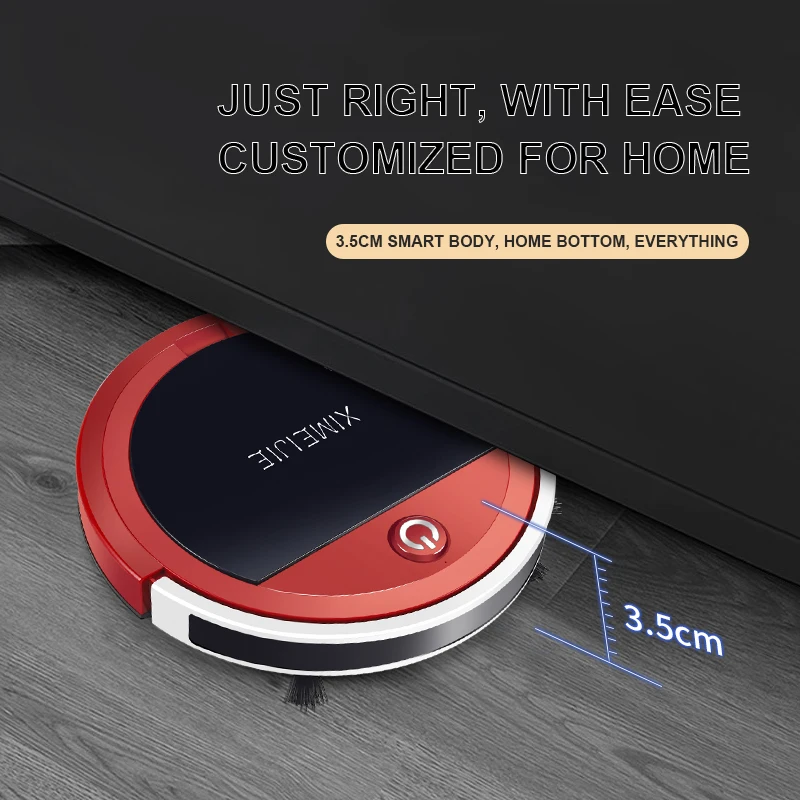 

Smart Remote Robot Vacuum Cleaner Lazy Home Remote Control Cleaner Sterilization and Anti-Collision Robot Cleaning Machine
