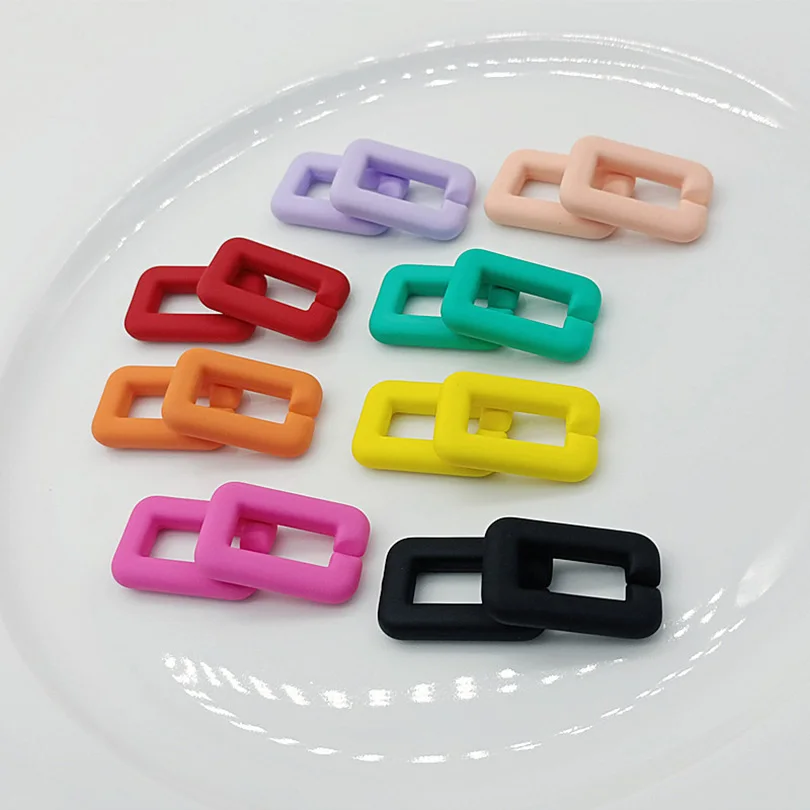 

40/60cm Acrylic Mix Color Detachable Resin Strap For Bag Colorful Jelly Chain Handles For Plastic Female Bags Accessories