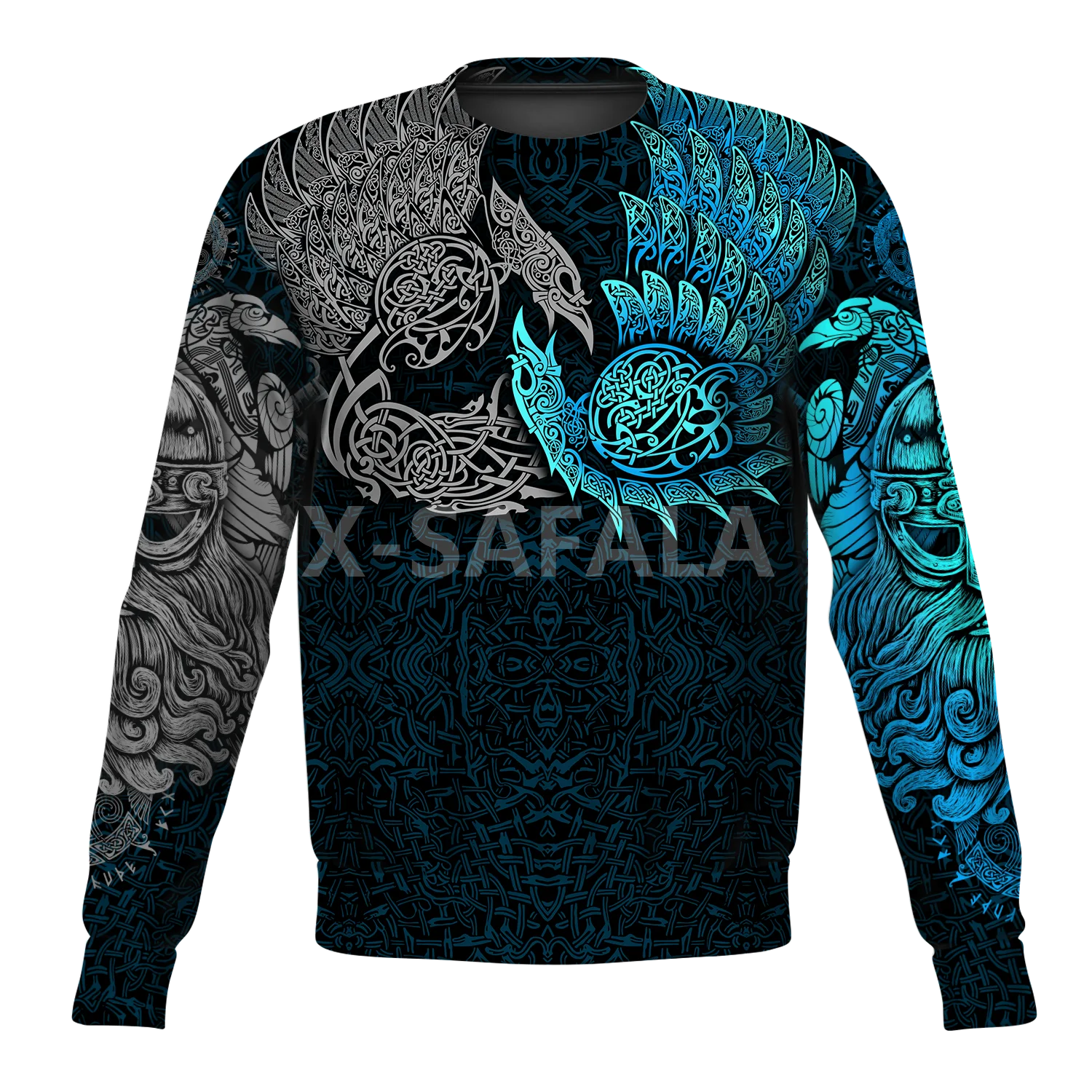 

Viking Ravens of Midgard Blue 3D Print Size XS-7XL Hoodie Man Women Harajuku Outwear Zipper Pullover Sweatshirt Casual Unisex-1