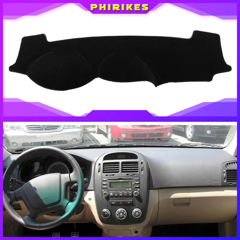 

For kia cerato 2005 2006 2007 2008-2015 Dashboard Cover Sun Shade Non-slip Dash Mat Pad Carpet Car Stickers Interior Accessories