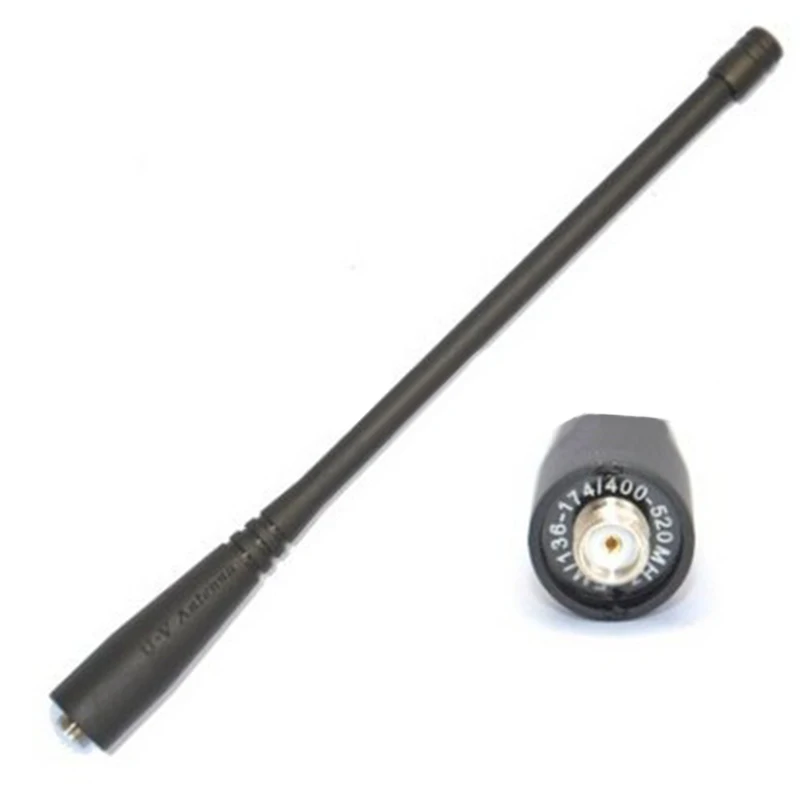 

For BaoFeng Antenna SMA-Female UHF/VHF 136-174/400-520 MHz For UV-5R UV-82 GT3 5R walkie-talkie antenna Dual band 17CM