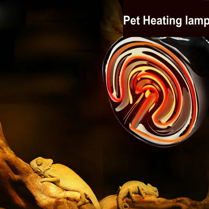 1 шт. утолщенная керамическая нагревательная лампа для рептилий 50 Вт 100