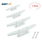 Нейлоновые низкие плоские скобы с открытым основанием, скобы с 2 винтами, Морская Лодка, яхта, веревочная веревка, каяк, каноэ, палуба, оборудование, аксессуары