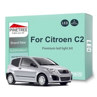 8pcs led interior light kit for citroen c2 hatchback jm 2003 2020 led bulbs for lighting interior canbus error free