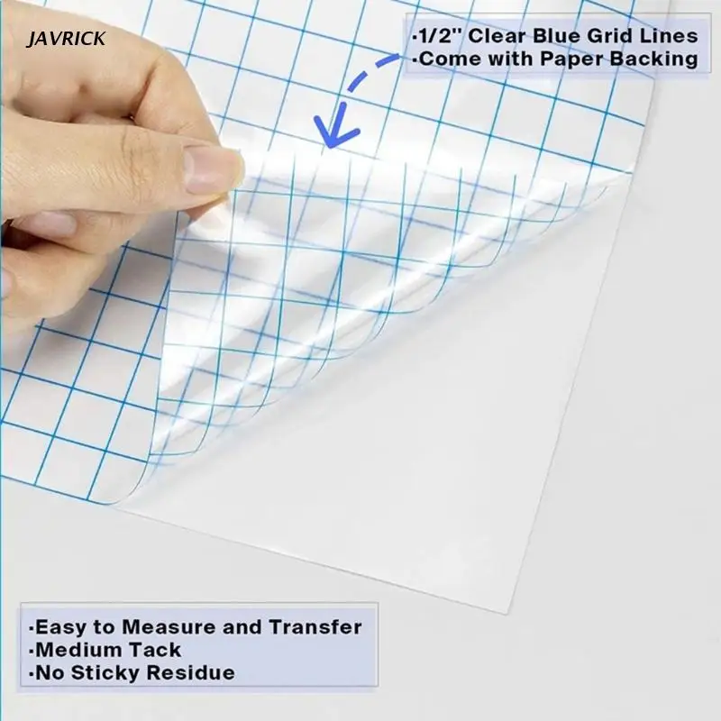 Виниловая клейкая лента с синей сеткой для автомобиля настенное ремесло