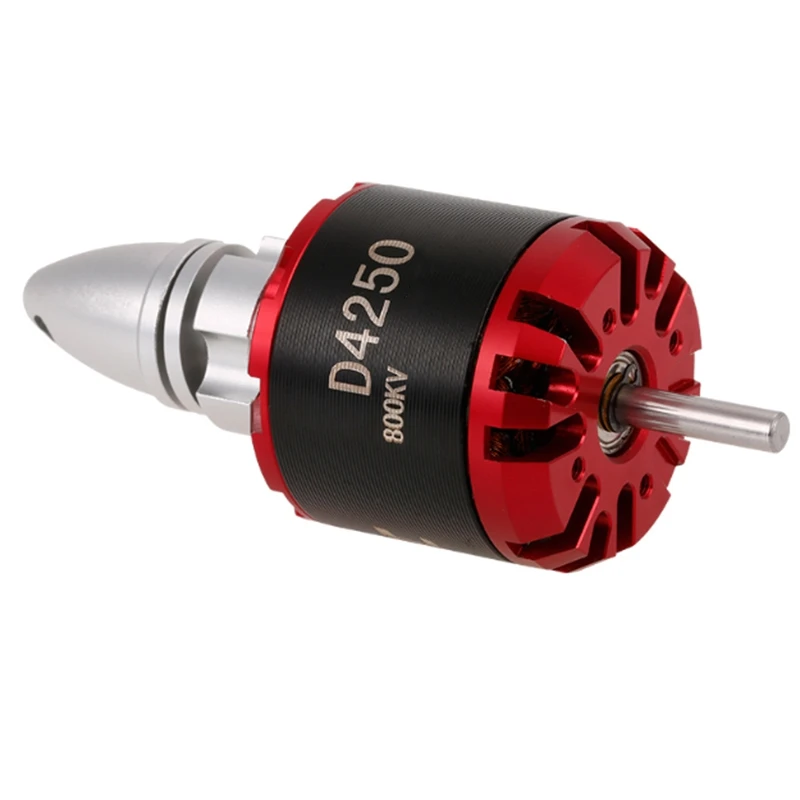 Бесщеточный двигатель D4250 800KV 3-7S для РУ FPV неподвижного крыла дрона самолета
