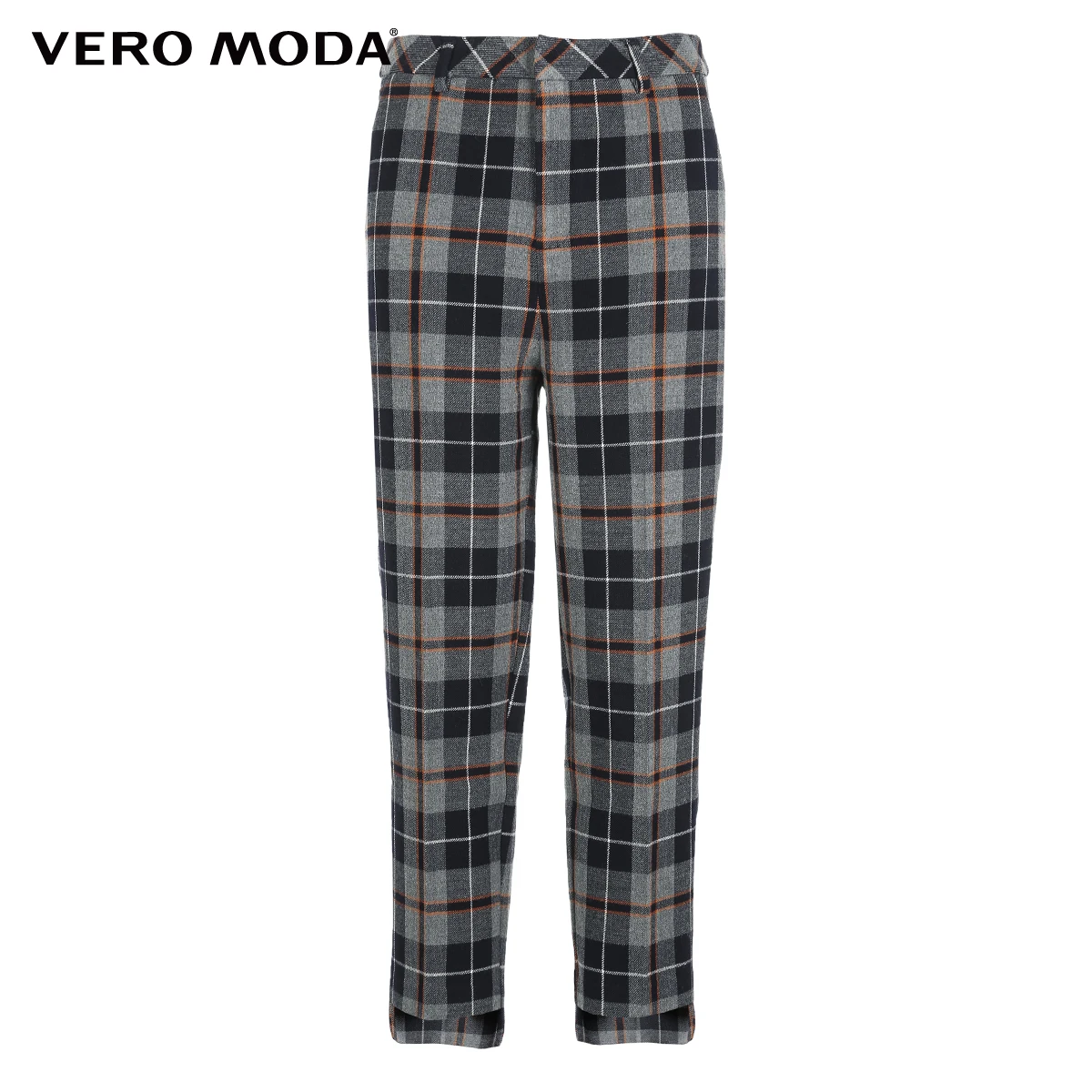 

Vero Moda Women's OL Style Plaid Capri Suit Pants | 31916J514