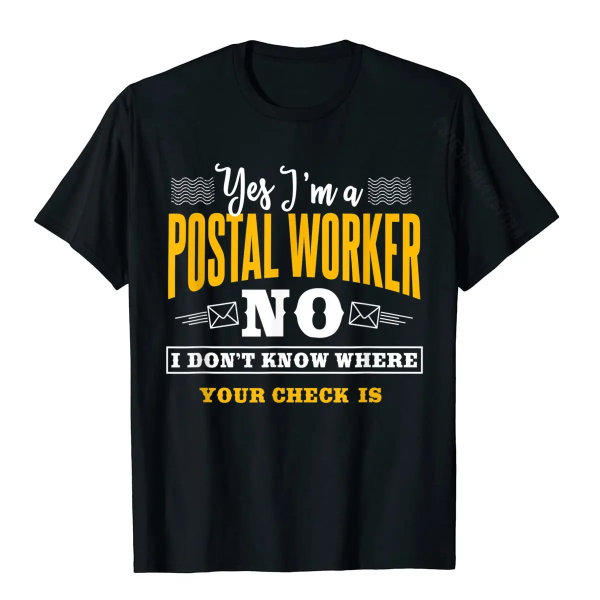 

Postal Worker Funny Mail Postman Mailman Post Office T-Shirt T Shirts Tops & Tees Fitted Cotton Casual Casual Men's