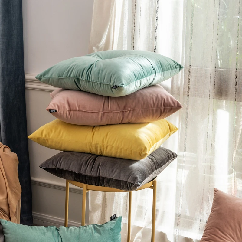 Домашний декор подушка диванная садовая Прямоугольная Бархатная индивидуальная