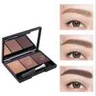 3 цвета пудра для бровей Крем для бровей натуральный стойкий водостойкий Бронзовый Обрезной контур модификация Макияж Косметика TSLM1