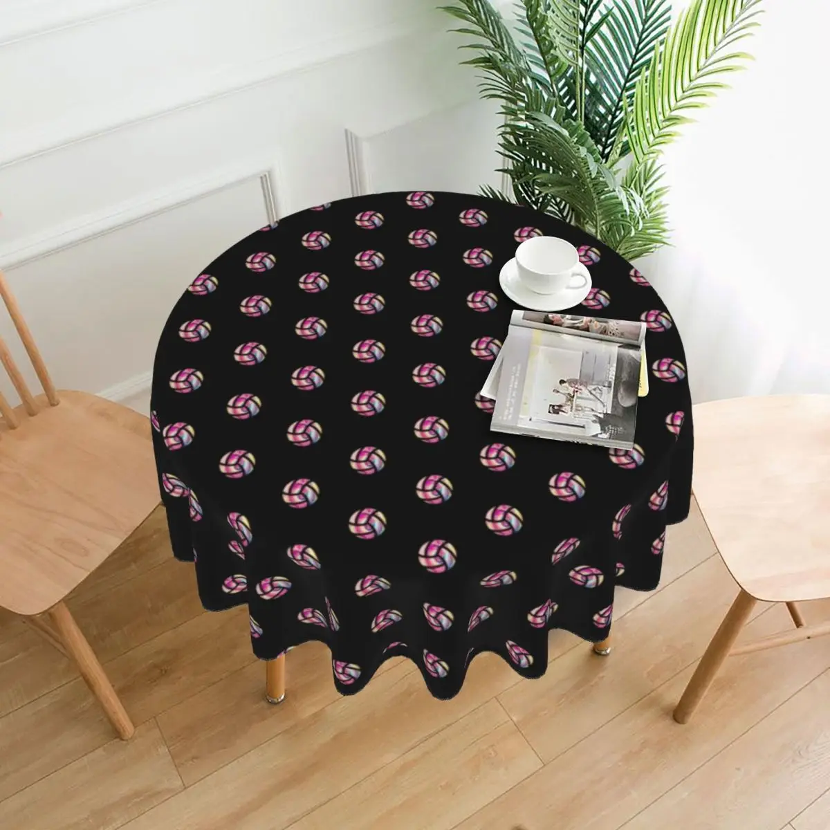 

Volleyball Tablecloth Wholesale Vintage Table Cover Dinner Printed Protection Polyester Table Cloth