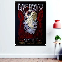 suspiria malleus macabre art wallpaper banner wall decoration death metal artist poster scary bloody drawing rock band icon flag