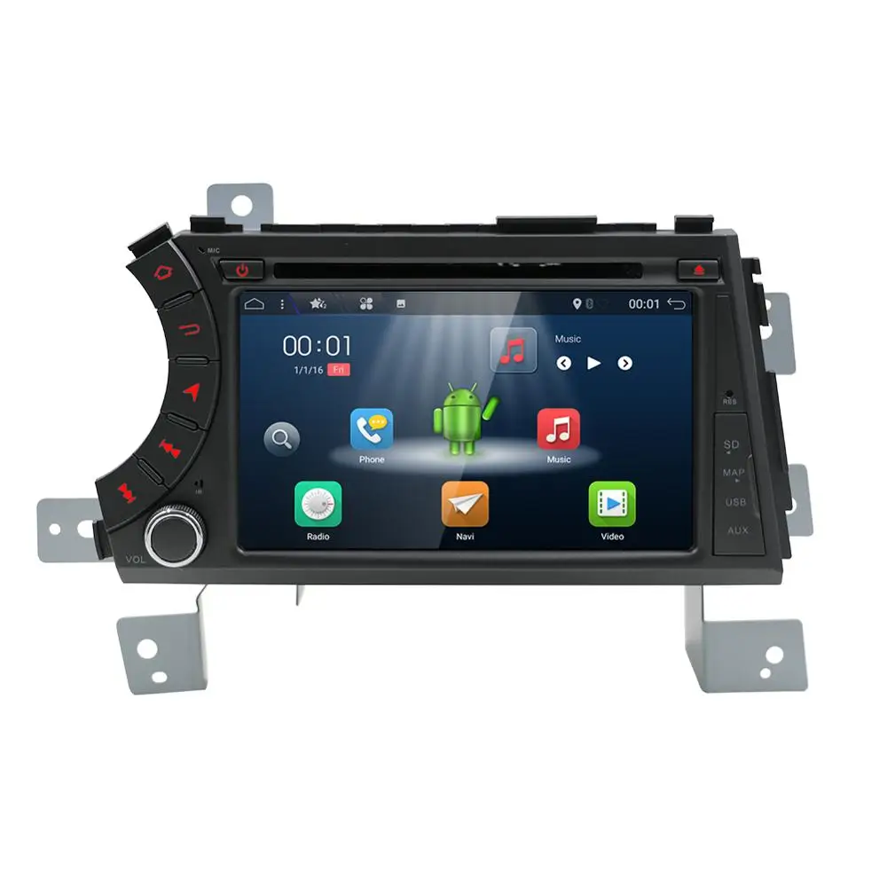 Автомагнитола Bosion 2 ГБ + 32 GPS-навигатор Android 10 0 4 ядра Din автомобильный DVD-плеер для