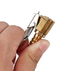 1 шт. 6 мм латунный автомобильный патрон для шин колесных шин, воздушный патрон, насос, зажим клапана, зажим, соединитель, адаптер, автомобильные аксессуары для компрессора