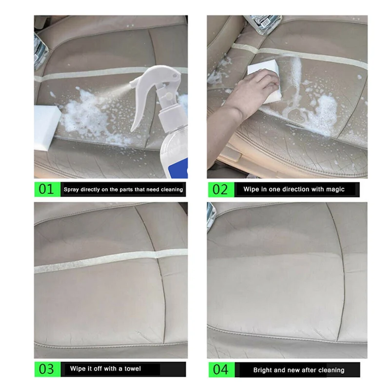 

100ml Multi-purpose Car Cleaner Long Lasting Fresh Fast Powerful Odor Dirt Stain Remover All-Purpose Cleaner